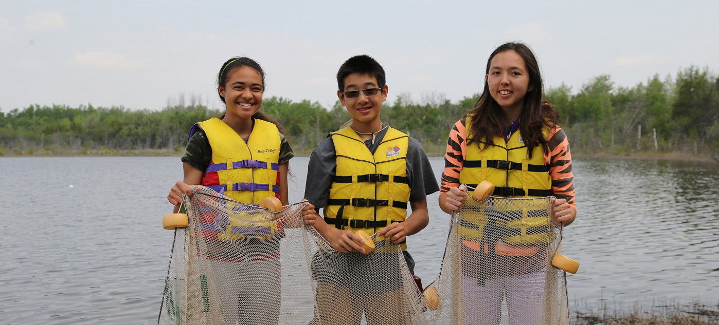 students take part in an overnight program at Lake St George field centre