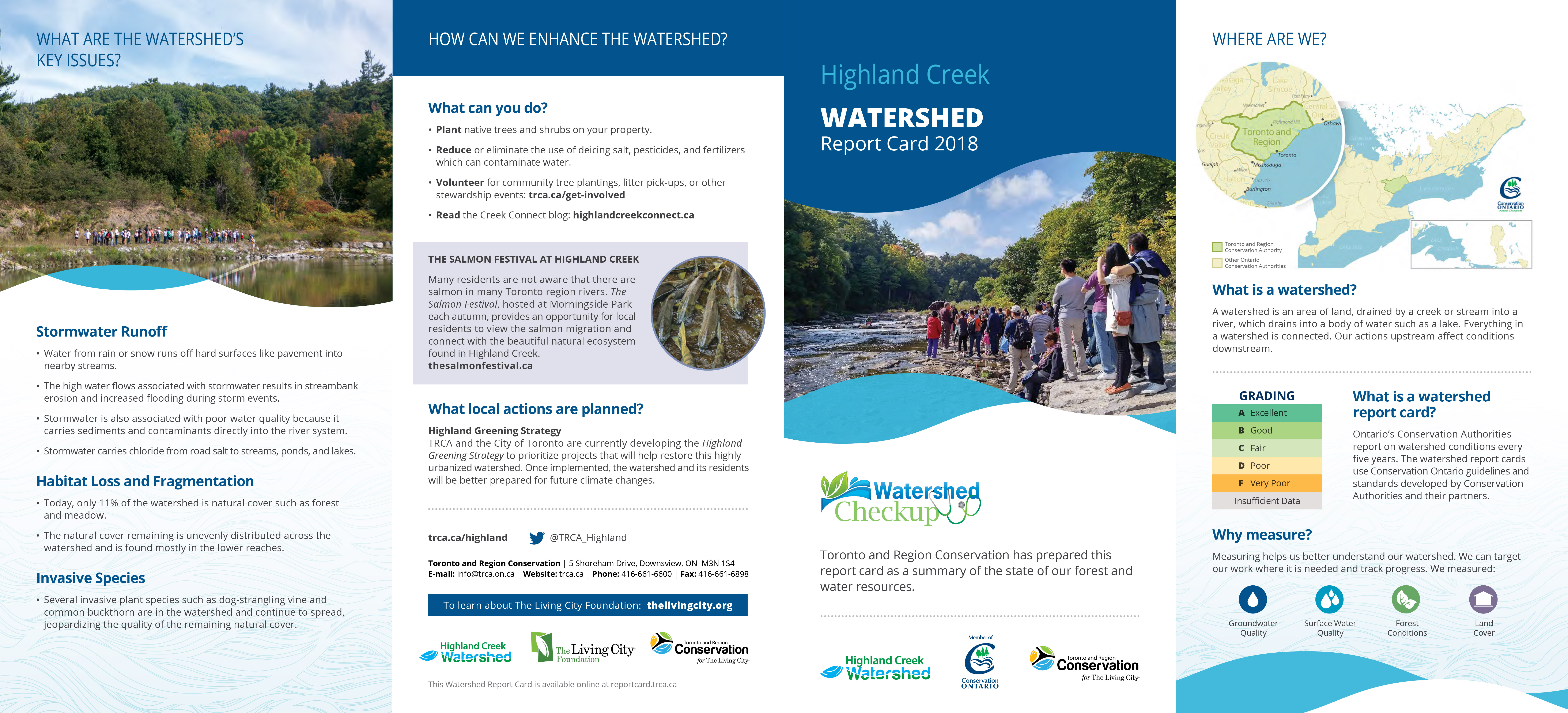 Highland Creek Watershed Report Card