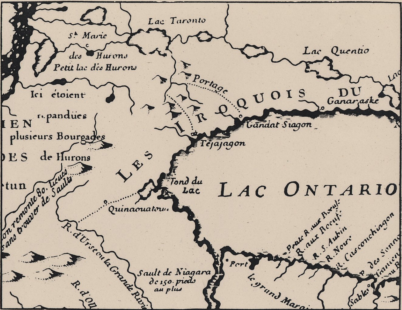Charlevois Bellin map