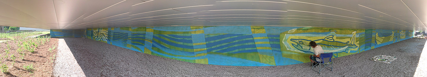 Don River mural on May 29 2018