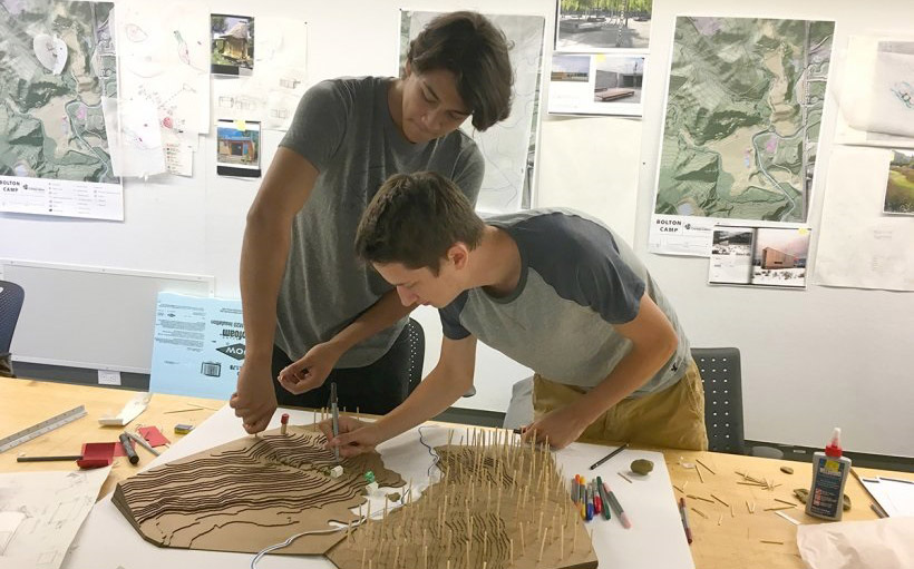 Indigenous youth work on model of Bolton Camp design