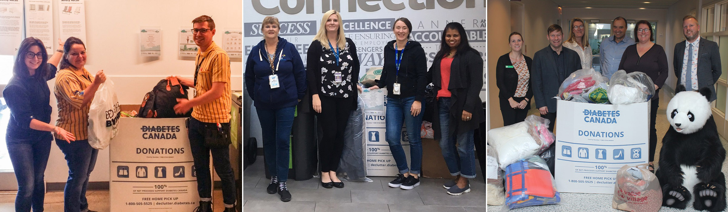employees from GTA organizations participate in recycling collection drive