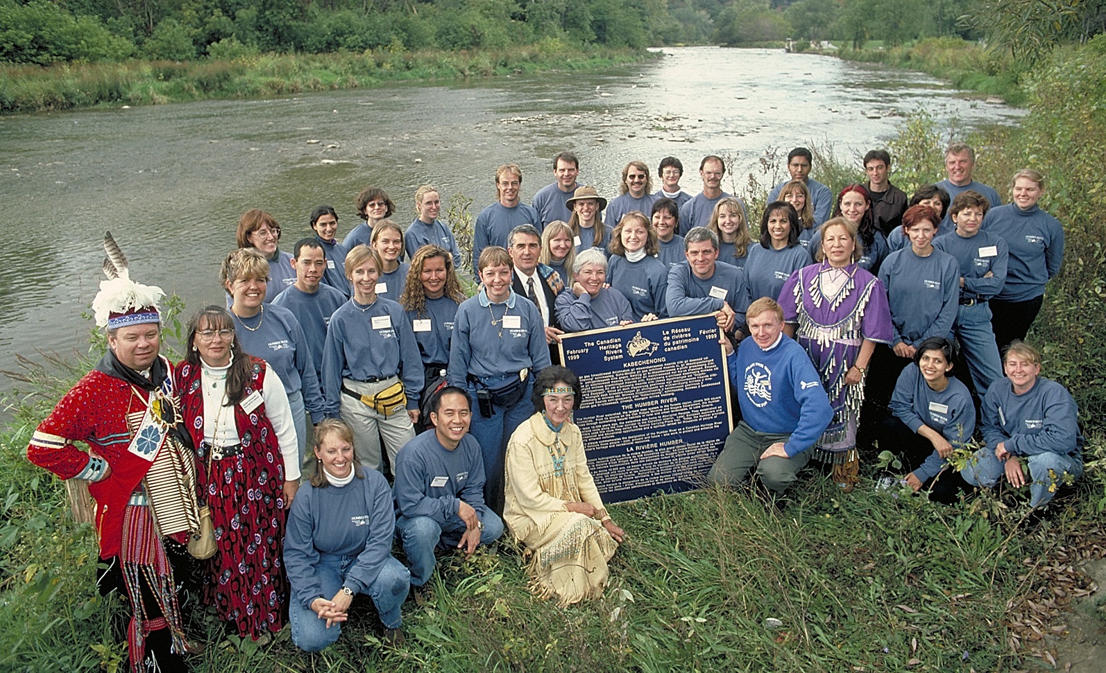 Humber River Heritage designation ceremony in 1999