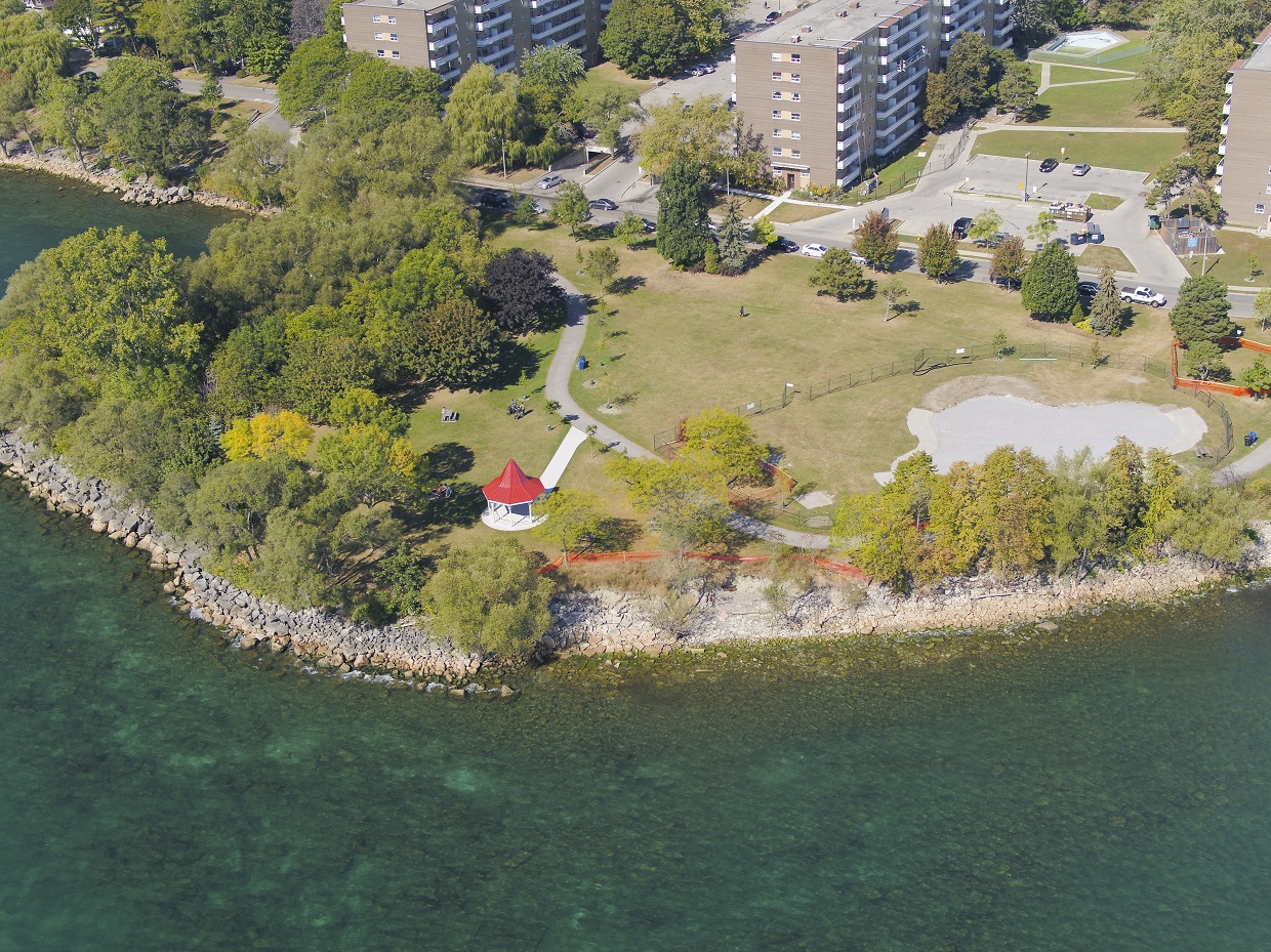 aerial view of Long Branch Park