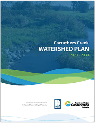 cover page of Carruthers Creek Watershed Plan