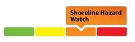 sample of shoreline hazard watch graphic