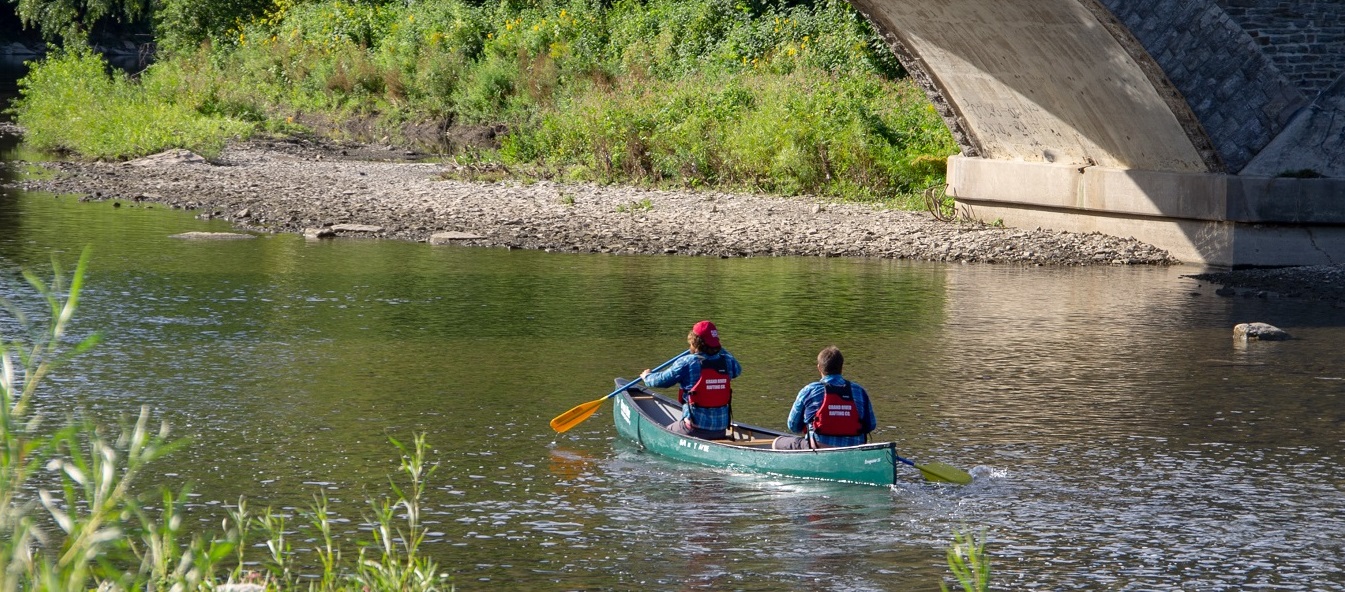 paddlers take part in Humber By Canoe event in 2019